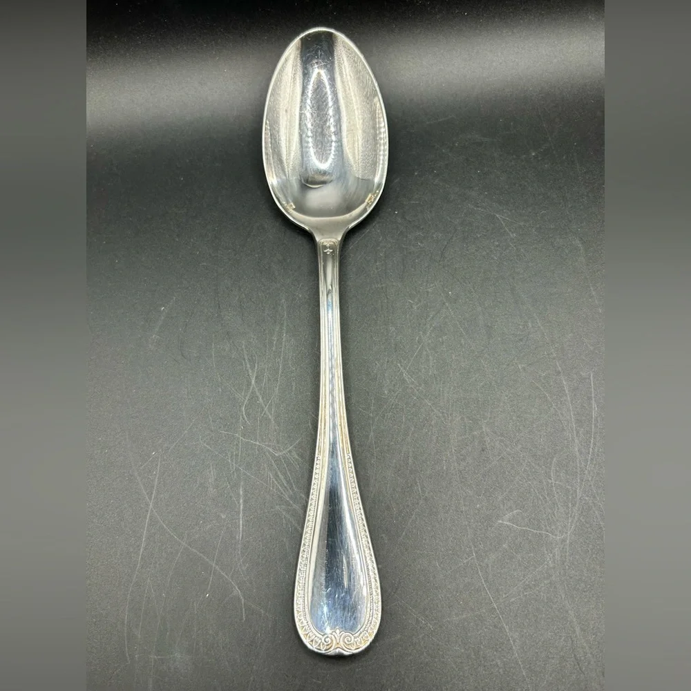 Christofle France Malmaison Vintage Silver Plated Spoon, French Flatware